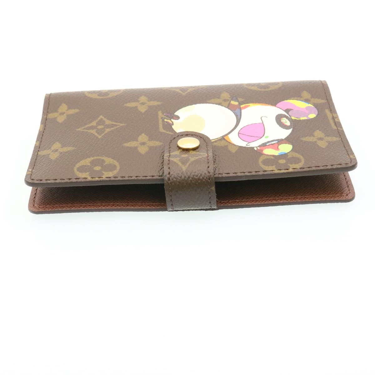 LOUIS VUITTON Monogram Panda Agenda PM Day Planner Cover R20011 LV Auth 28229