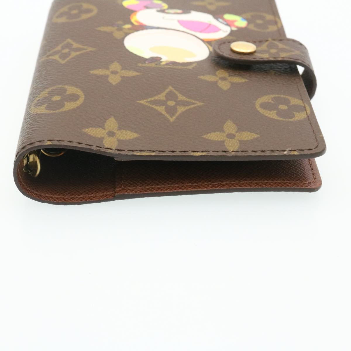 LOUIS VUITTON Monogram Panda Agenda PM Day Planner Cover R20011 LV Auth 28229