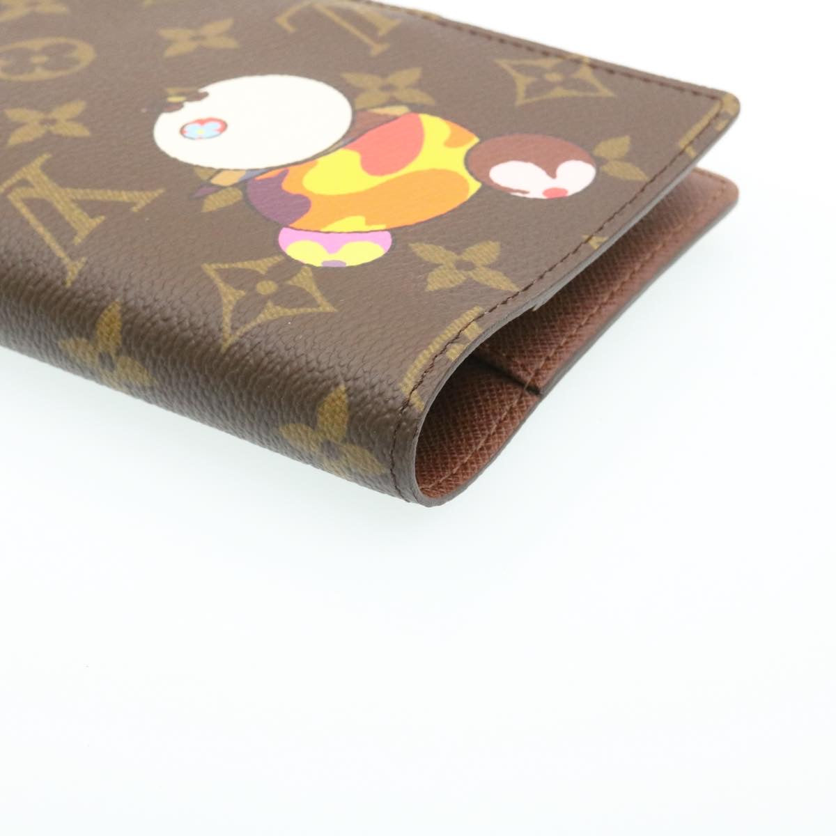 LOUIS VUITTON Monogram Panda Agenda PM Day Planner Cover R20011 LV Auth 28229