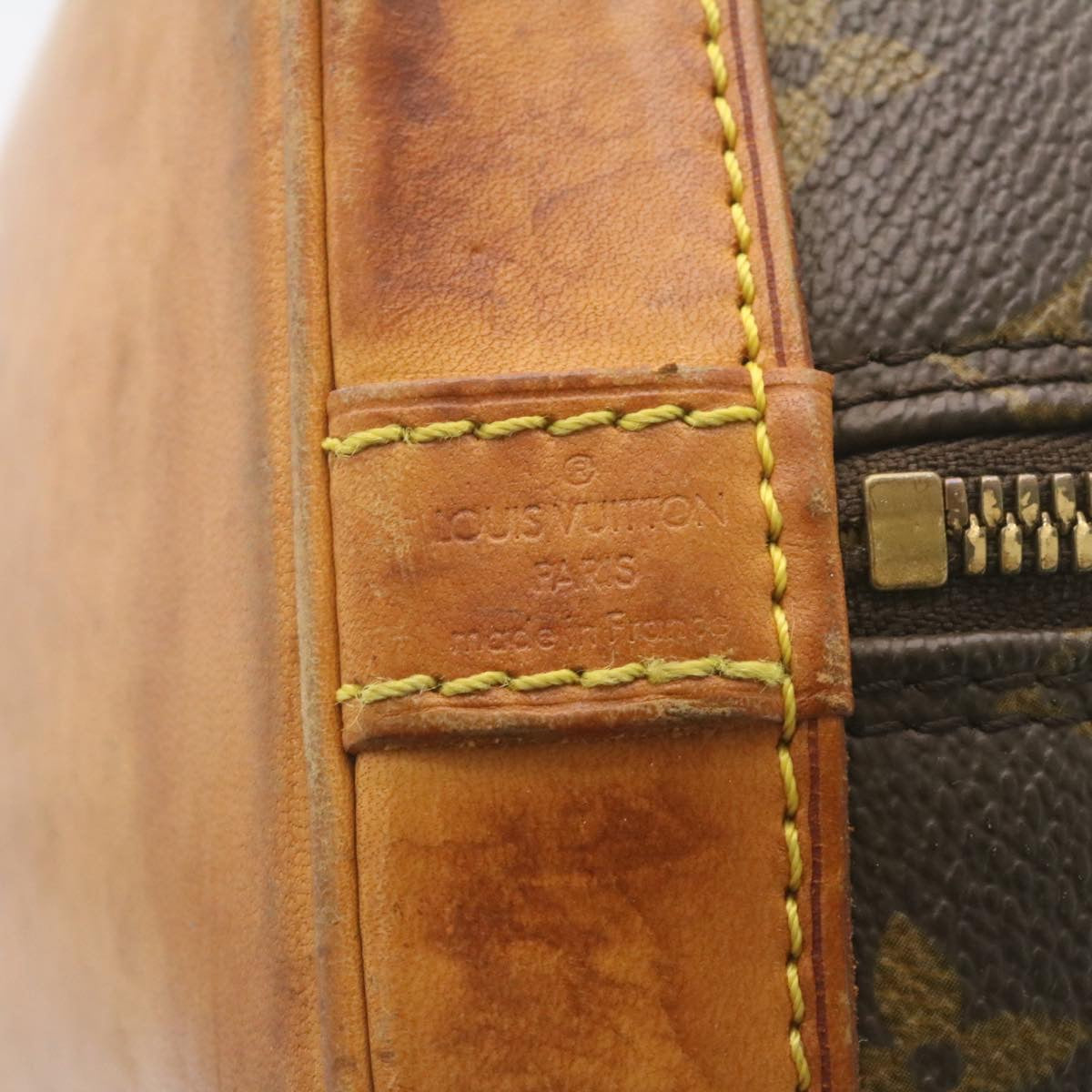 LOUIS VUITTON Monogram Alma Hand Bag M51130 LV Auth 28236