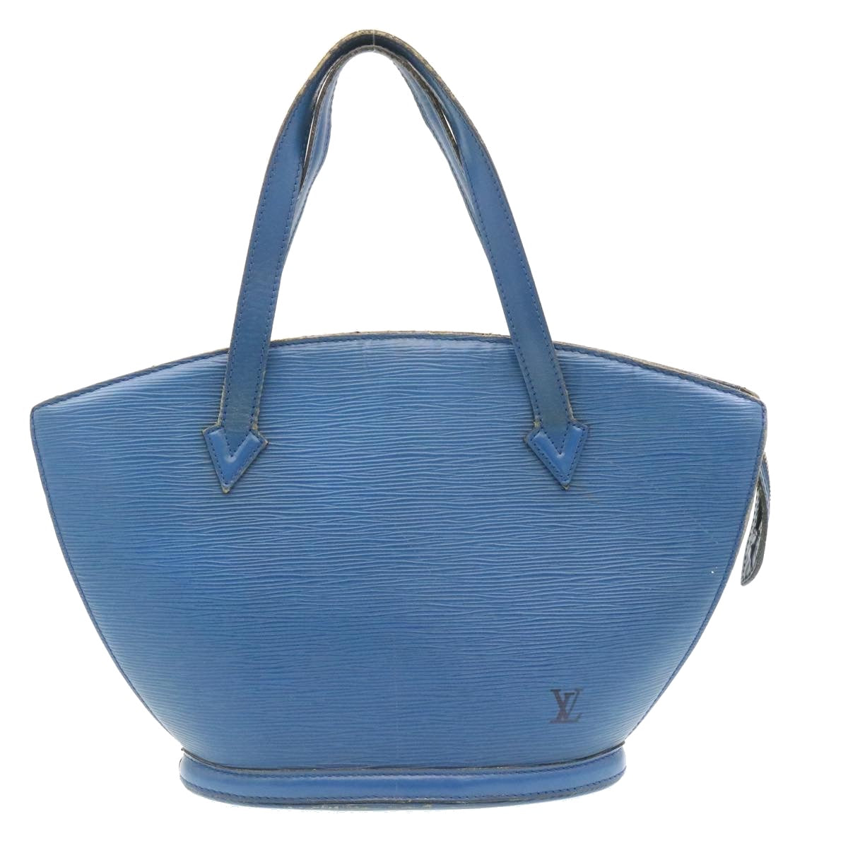 LOUIS VUITTON Epi Saint Jacques Hand Bag Blue M52265 LV Auth 28251