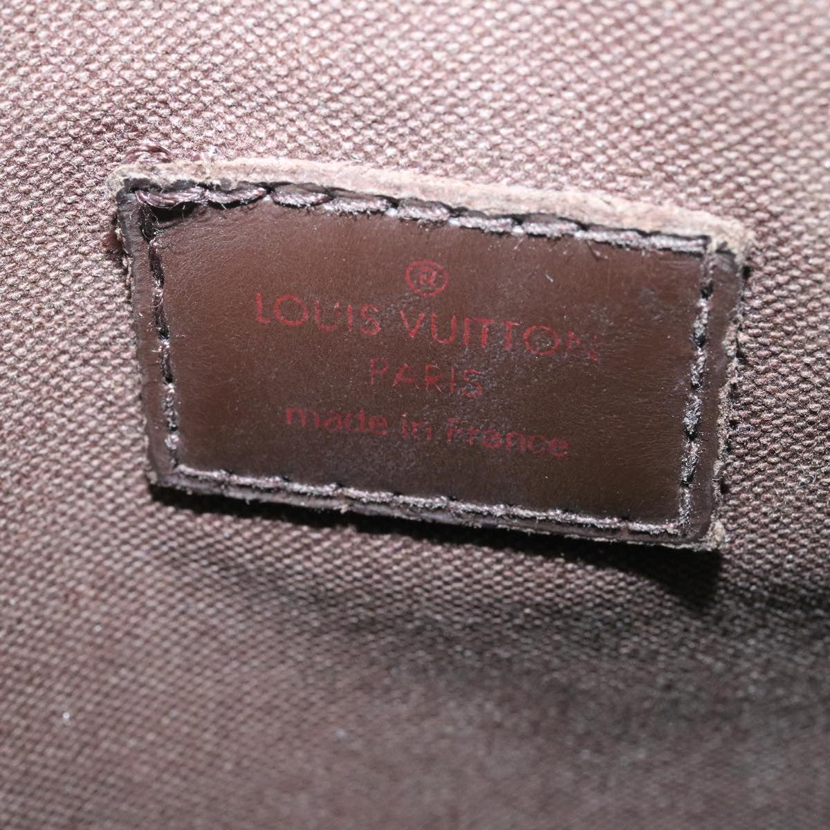 LOUIS VUITTON Damier Ebene Pochette Merwiel Shoulder Bag N51127 LV Auth 28338