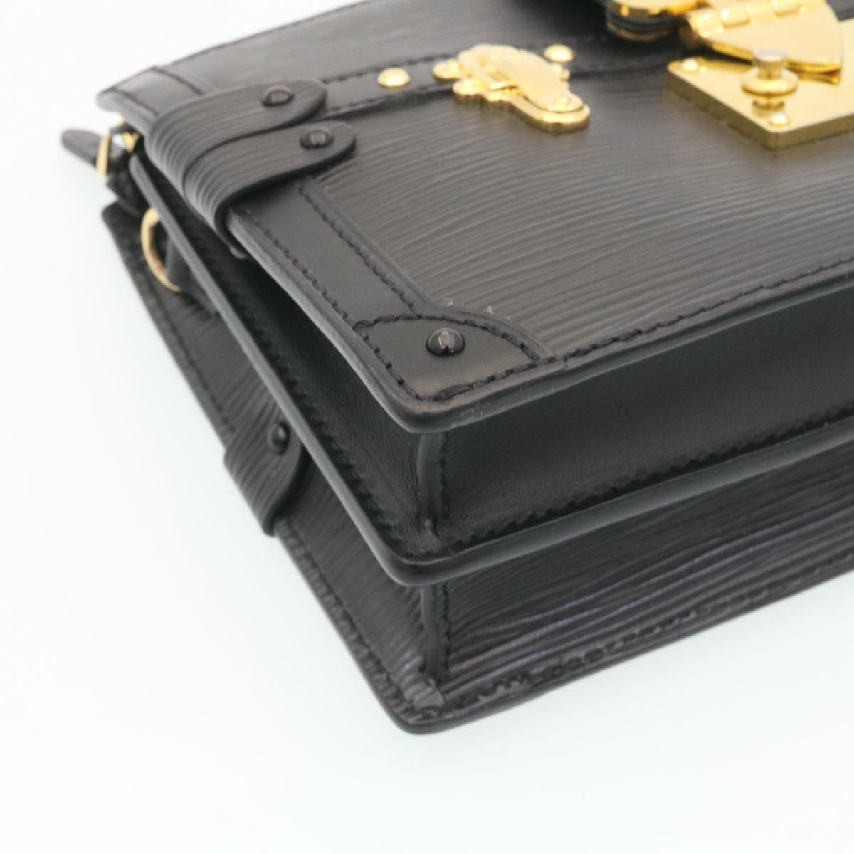 LOUIS VUITTON Epi Trunk Clutch 2Way Shoulder Bag Black M53052 LV Auth 28382A