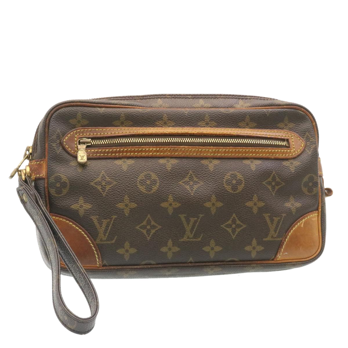 LOUIS VUITTON Monogram Marly Dragonne GM Clutch Bag M51825 LV Auth 28441