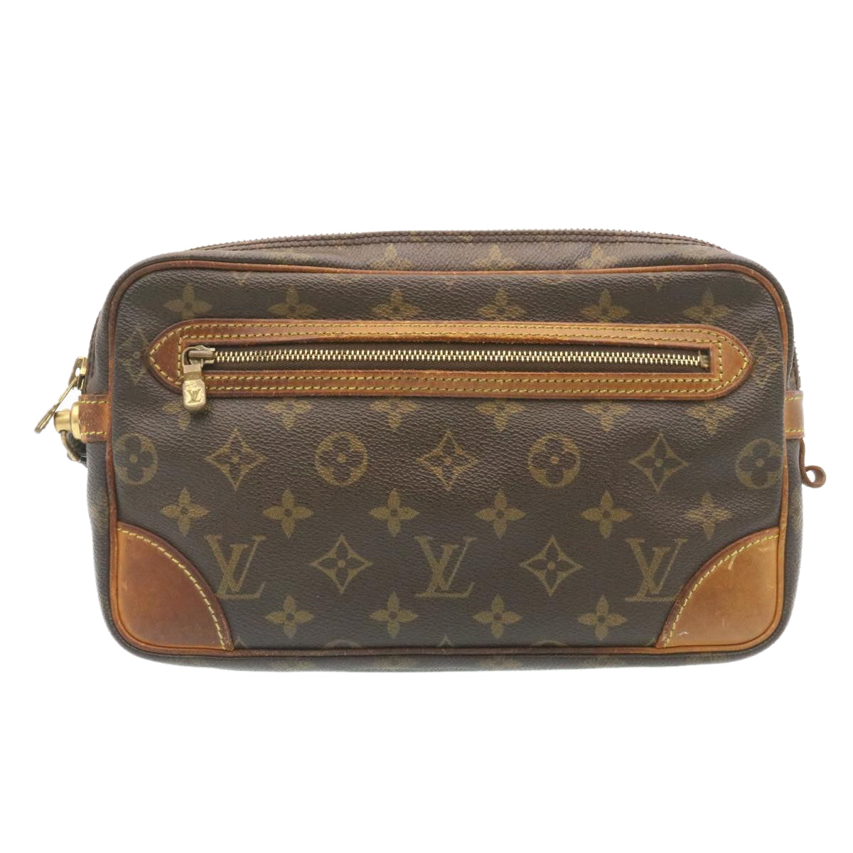 LOUIS VUITTON Monogram Marly Dragonne GM Clutch Bag M51825 LV Auth 28441