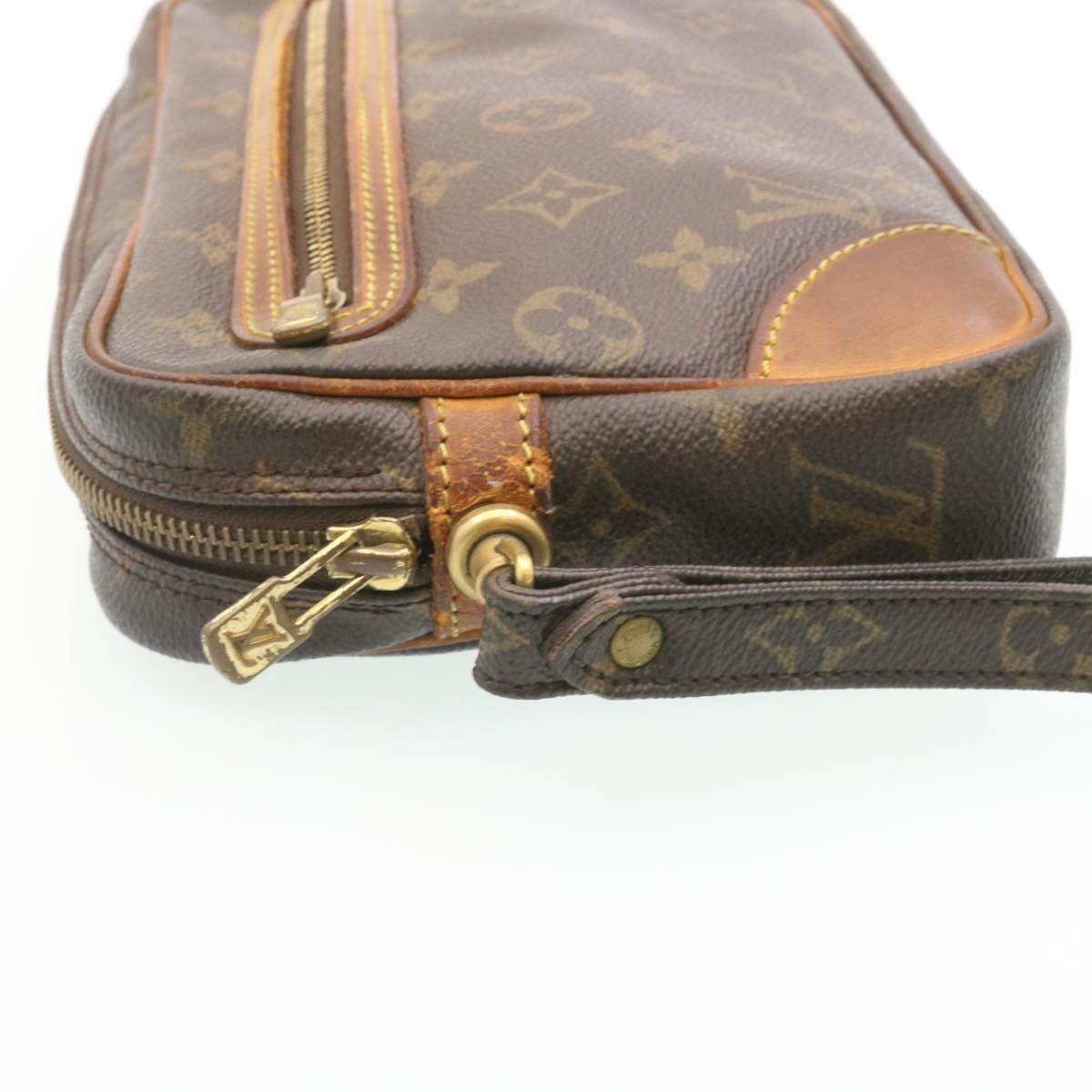 LOUIS VUITTON Monogram Marly Dragonne GM Clutch Bag M51825 LV Auth 28441