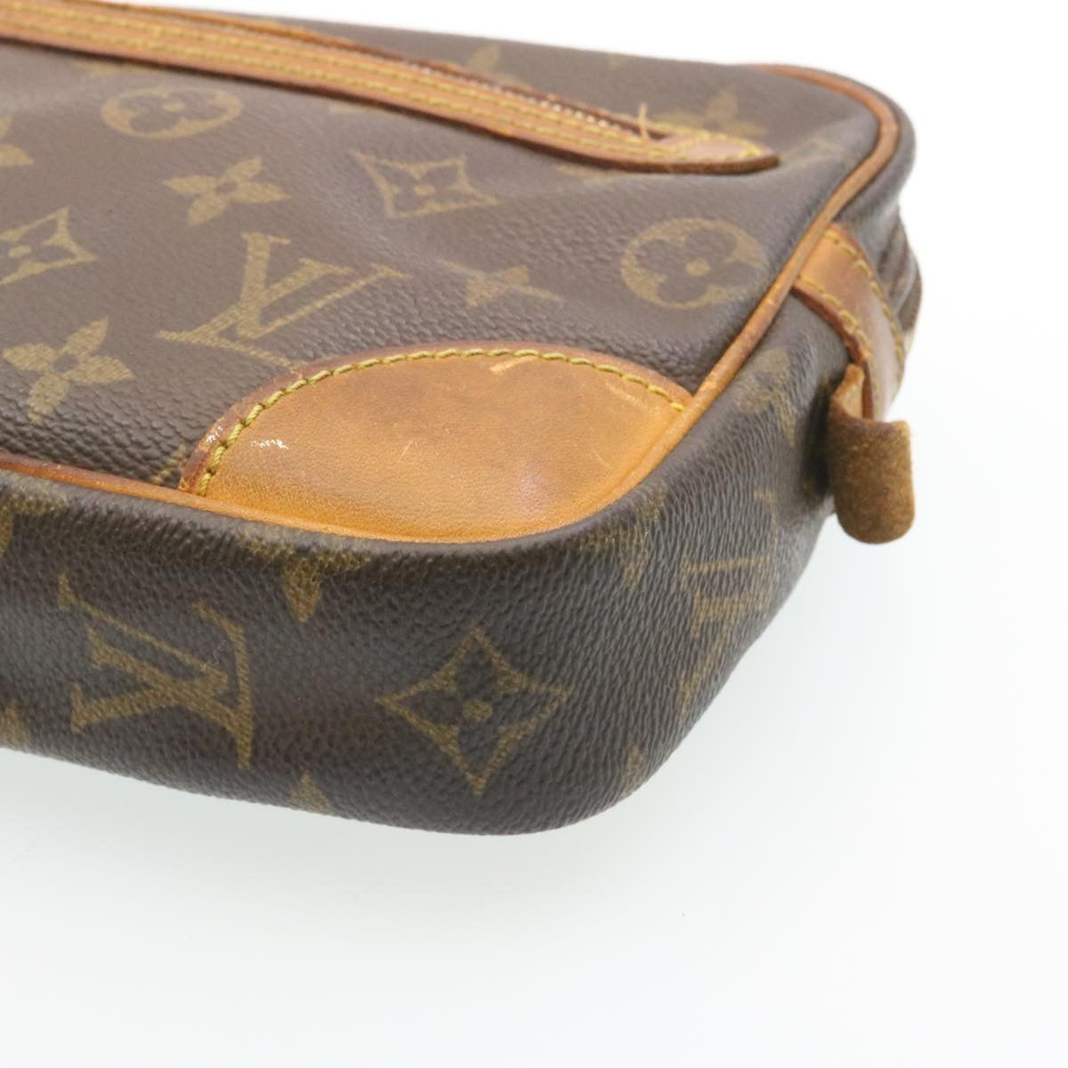 LOUIS VUITTON Monogram Marly Dragonne GM Clutch Bag M51825 LV Auth 28441