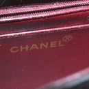 CHANEL Chain Turn Lock Diana Matelasse Shoulder Bag Lamb Skin Black Auth 28470A-17