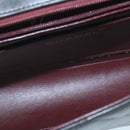 CHANEL Chain Turn Lock Diana Matelasse Shoulder Bag Lamb Skin Black Auth 28470A-10