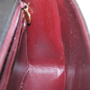 CHANEL Chain Turn Lock Diana Matelasse Shoulder Bag Lamb Skin Black Auth 28470A-19