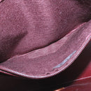 CHANEL Chain Turn Lock Diana Matelasse Shoulder Bag Lamb Skin Black Auth 28470A-21