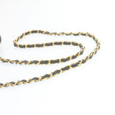 CHANEL Chain Turn Lock Diana Matelasse Shoulder Bag Lamb Skin Black Auth 28470A-7