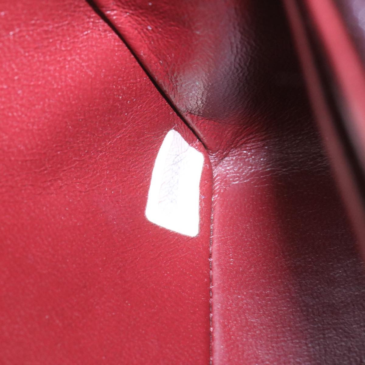 CHANEL Mini Matelasse Chain Flap Shoulder Bag Lamb Skin Black Gold Auth 28471A