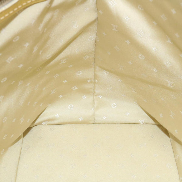 LOUIS VUITTON Suhari Lockit PM Hand Bag Leather Gold M91889 LV Auth 28662A