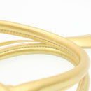 LOUIS VUITTON Suhari Lockit PM Hand Bag Leather Gold M91889 LV Auth 28662A-7