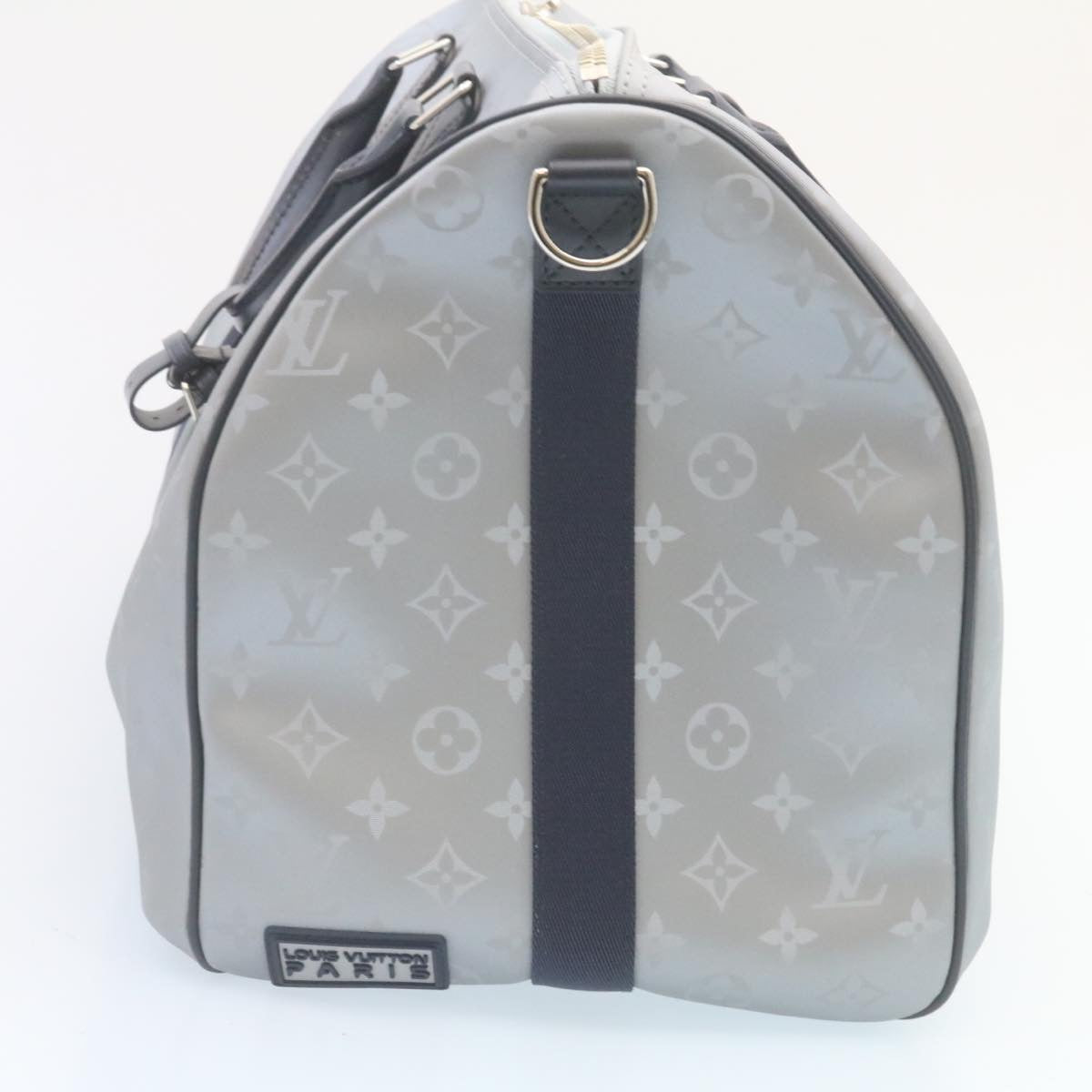 LOUIS VUITTON Monogram Satellite Keepall Bandouliere 50 M44170 LV Auth 28677A