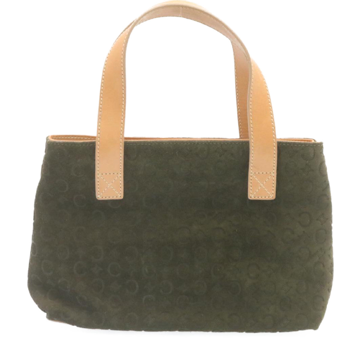 CELINE Hand Bag C Macadam Green Auth 28729 - 0