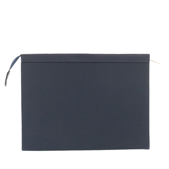 LOUIS VUITTON Monogram Denim Drip Pochette Voyage MM NIGO M45961 LV Auth 28776A