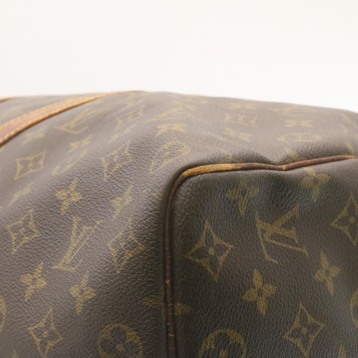 LOUIS VUITTON Monogram Keepall Bandouliere 50 Boston Bag M41416 LV Auth 28796