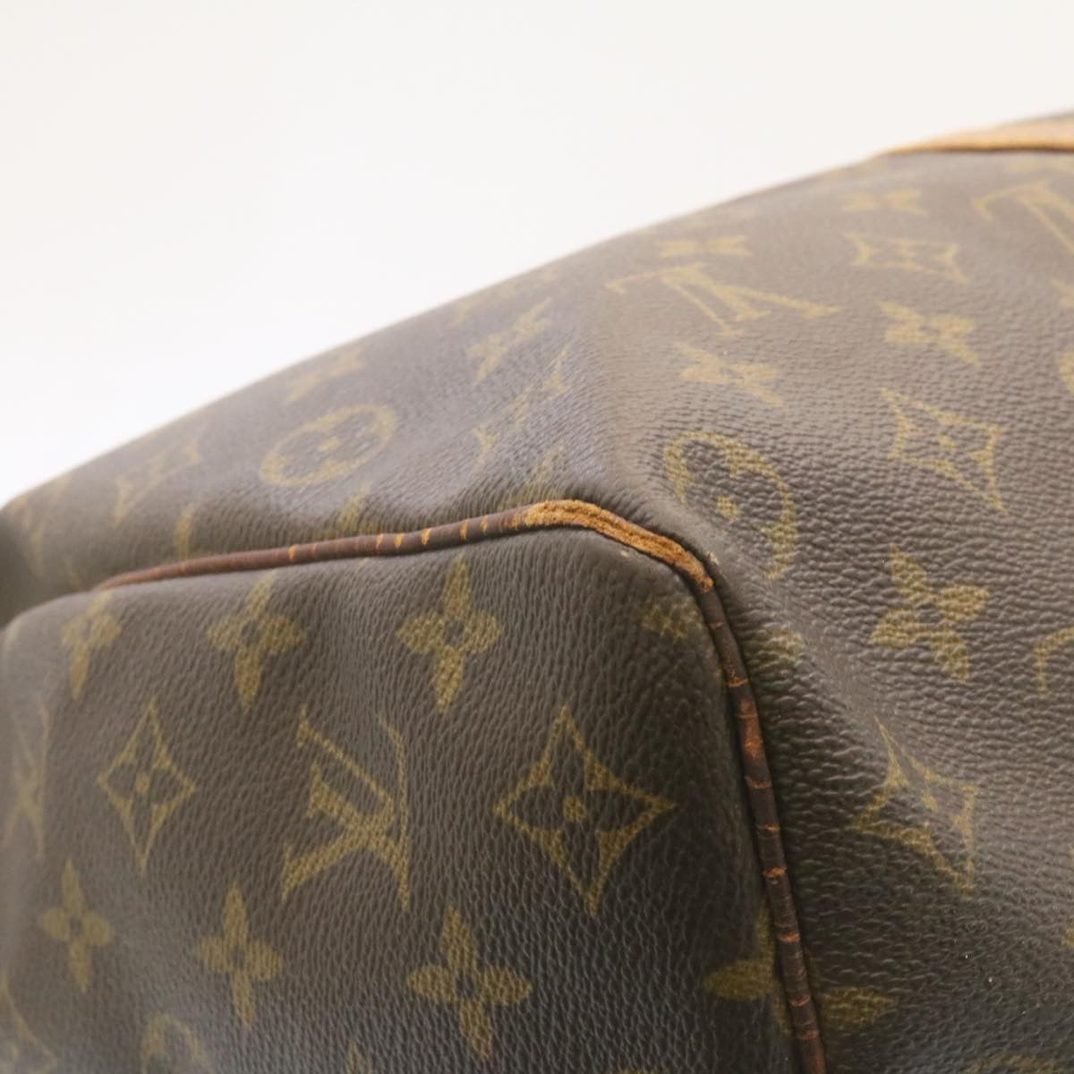 LOUIS VUITTON Monogram Keepall Bandouliere 50 Boston Bag M41416 LV Auth 28796