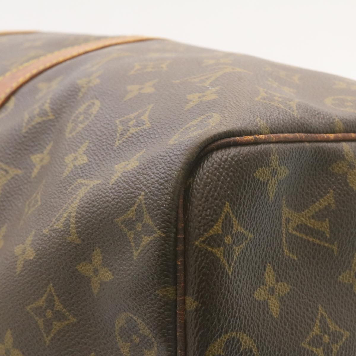 LOUIS VUITTON Monogram Keepall Bandouliere 50 Boston Bag M41416 LV Auth 28796