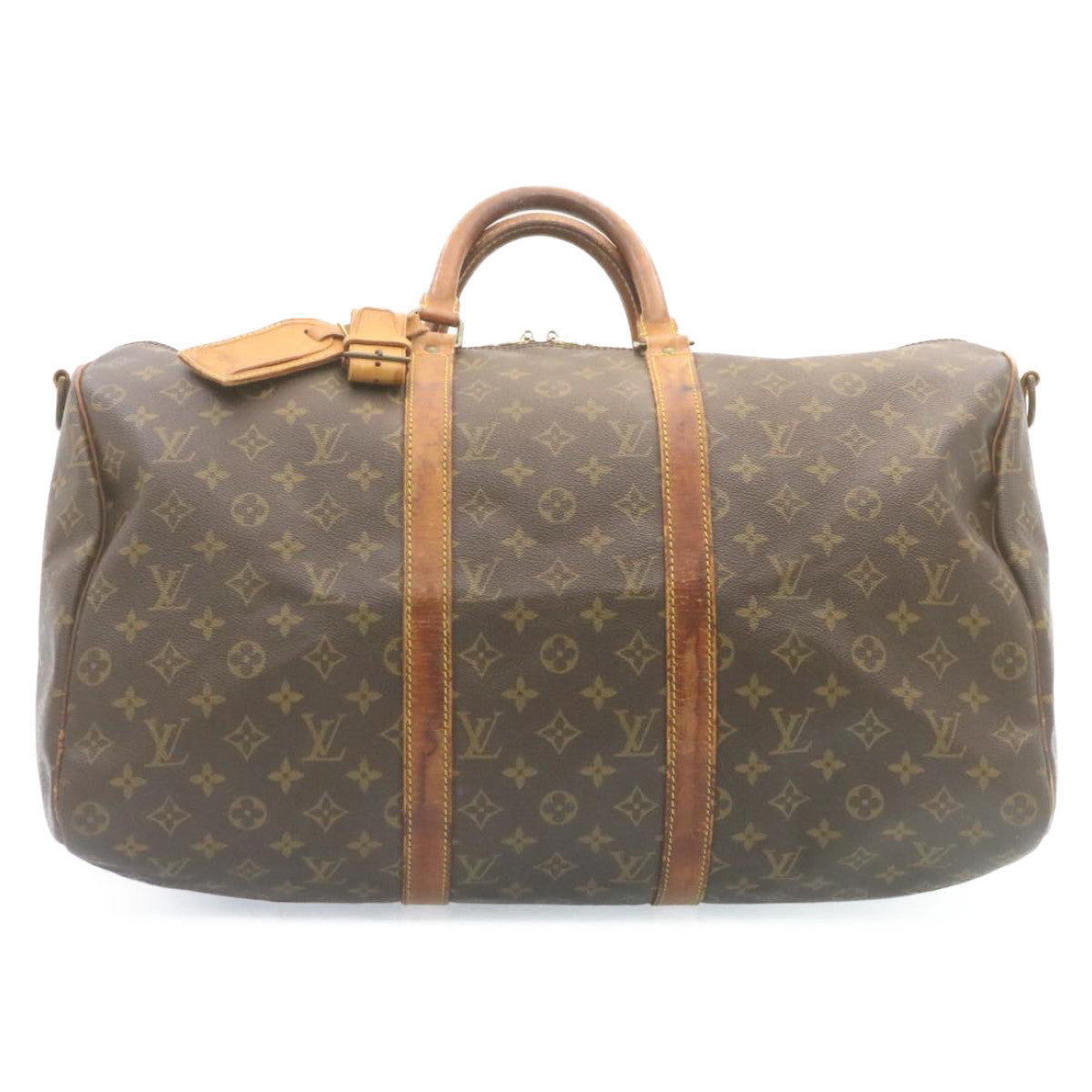 LOUIS VUITTON Monogram Keepall Bandouliere 50 Boston Bag M41416 LV Auth 28796