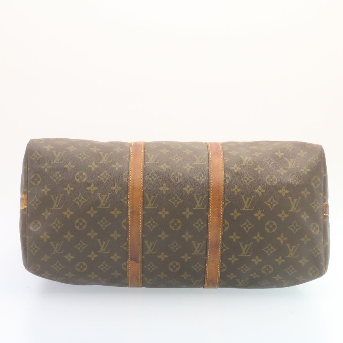 LOUIS VUITTON Monogram Keepall Bandouliere 50 Boston Bag M41416 LV Auth 28796