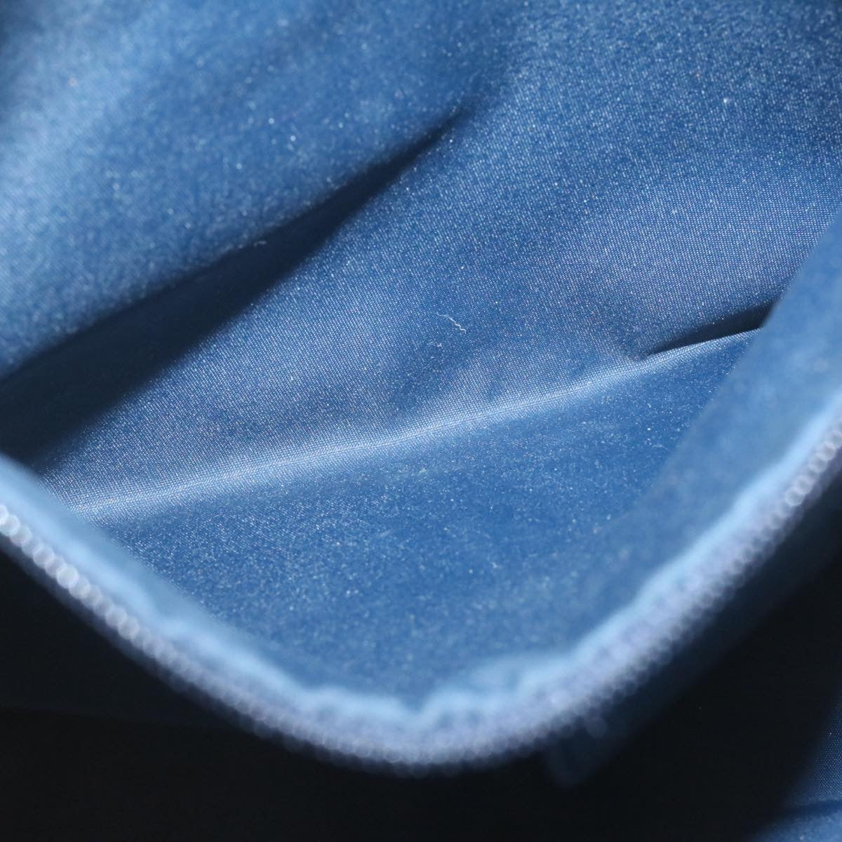 Christian Dior Trotter Canvas Shoulder Bag Navy Blue Auth 28802