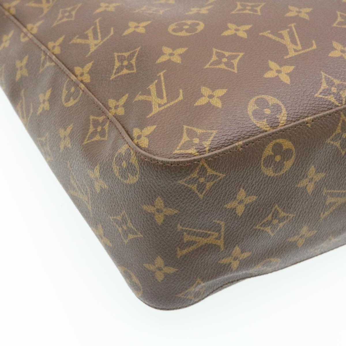 LOUIS VUITTON Monogram Looping GM Shoulder Bag M51145 LV Auth 28817