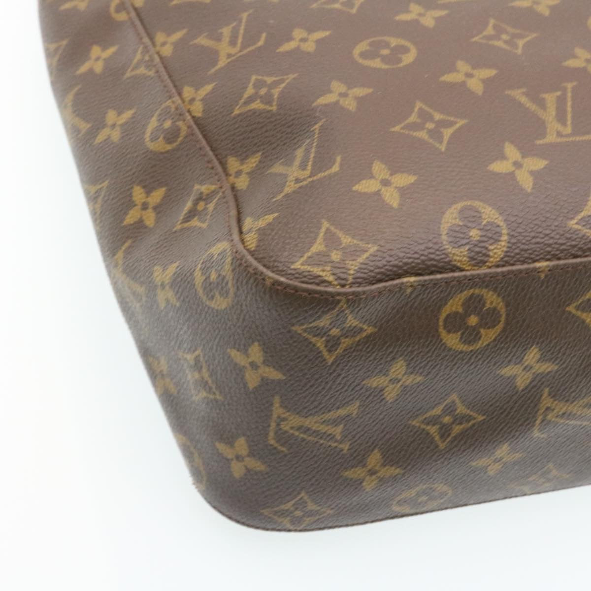 LOUIS VUITTON Monogram Looping GM Shoulder Bag M51145 LV Auth 28817