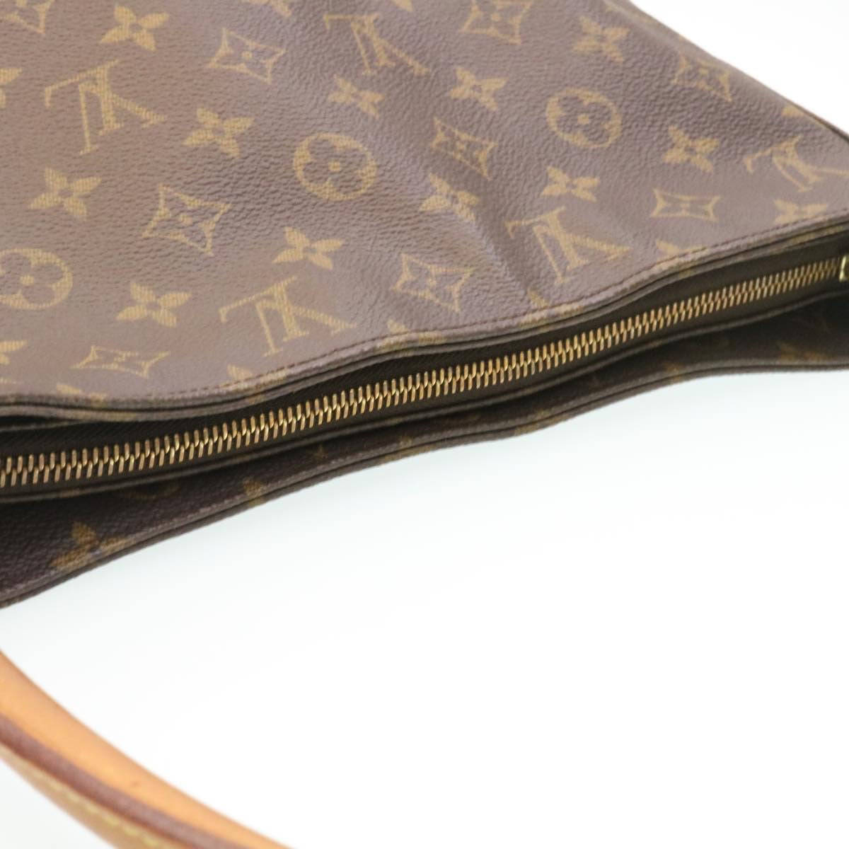 LOUIS VUITTON Monogram Looping GM Shoulder Bag M51145 LV Auth 28817