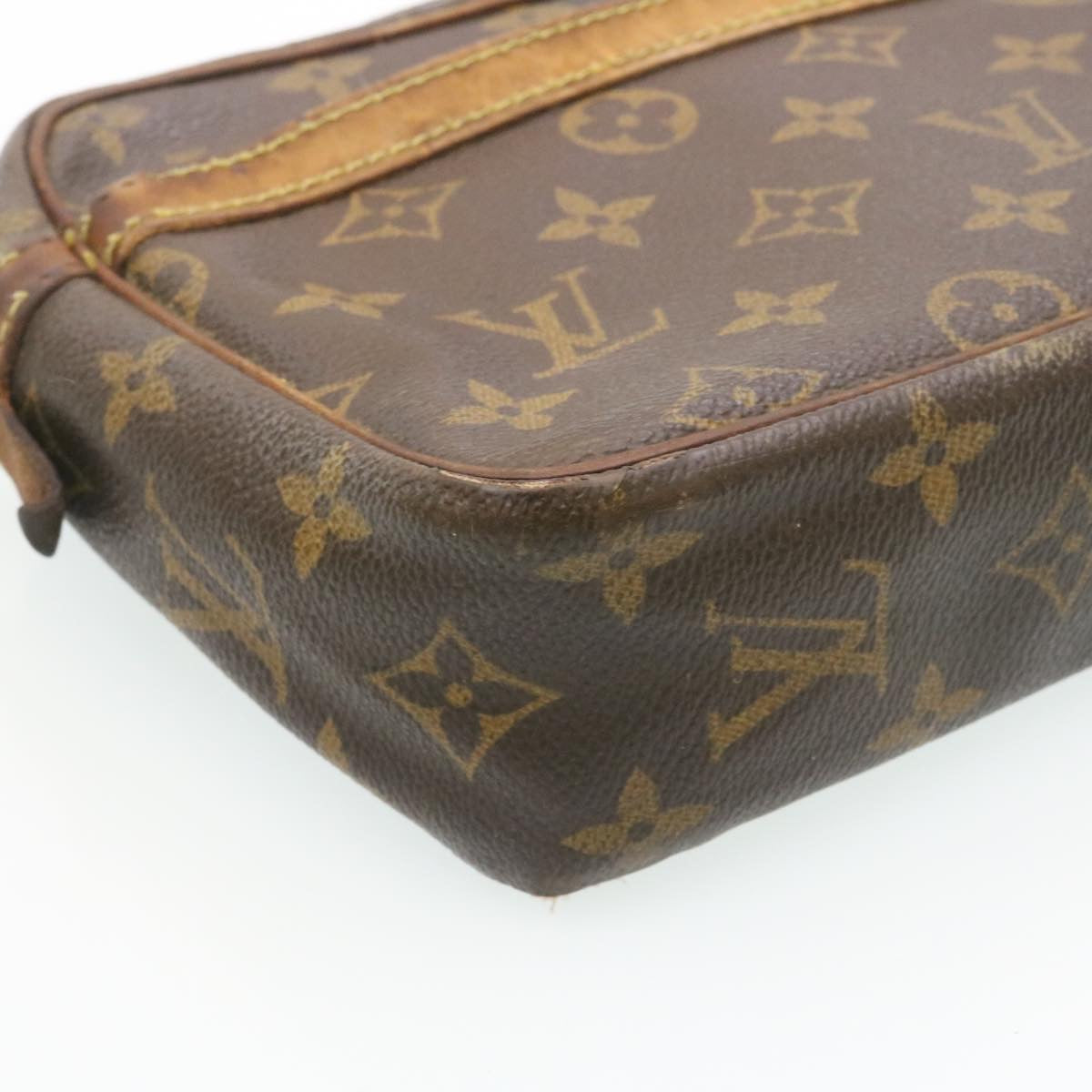 LOUIS VUITTON Monogram Compiegne 23 Clutch Bag M51847 LV Auth 28849