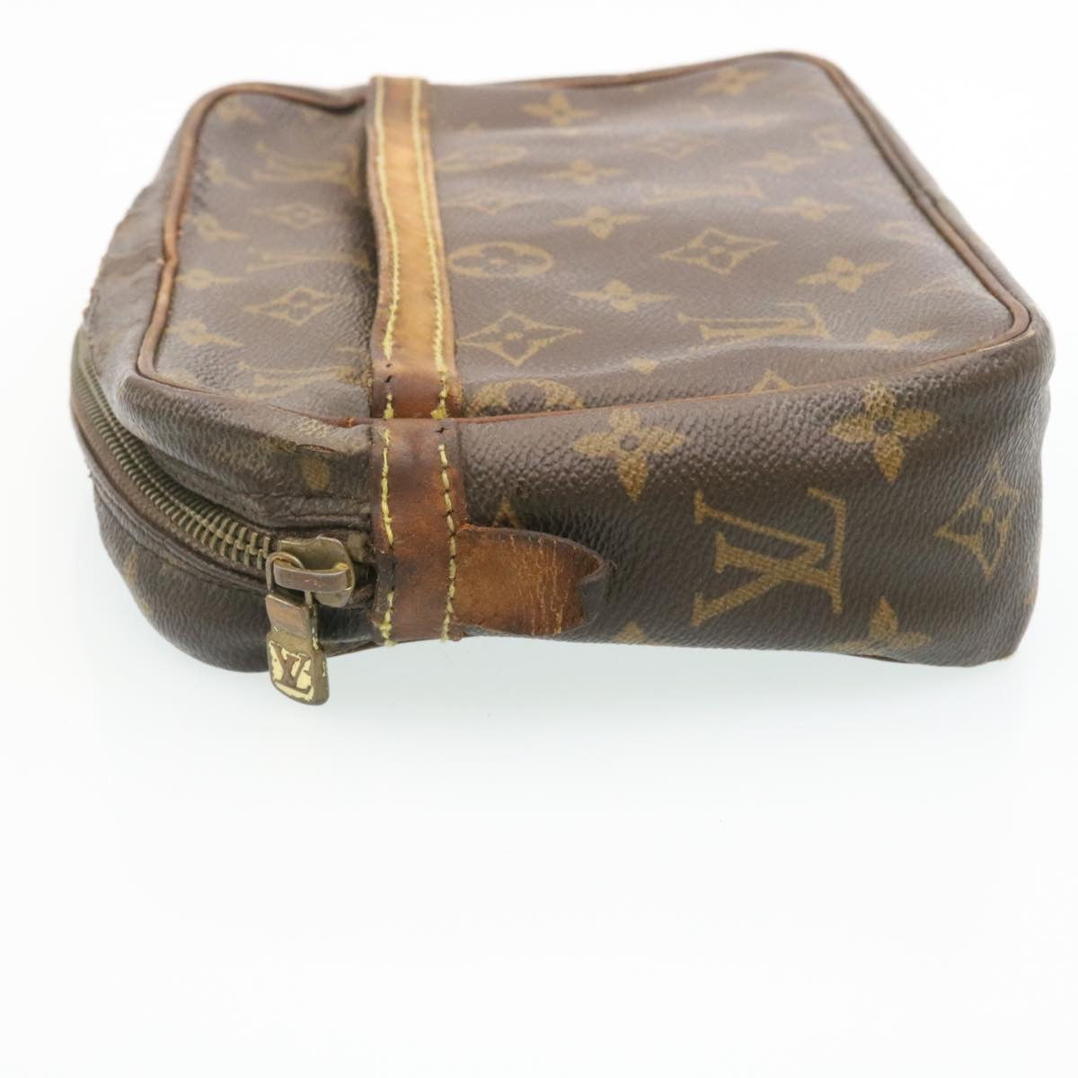 LOUIS VUITTON Monogram Compiegne 23 Clutch Bag M51847 LV Auth 28849