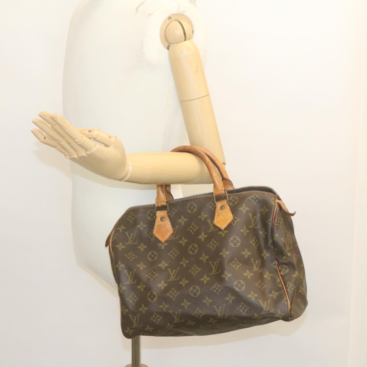 LOUIS VUITTON Monogram Speedy 30 Hand Bag M41526 LV Auth 28922