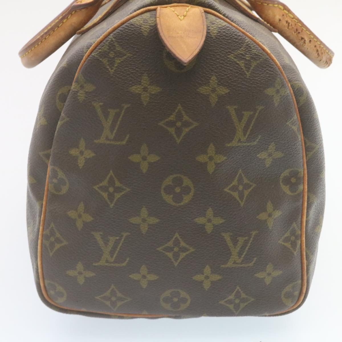 LOUIS VUITTON Monogram Speedy 30 Hand Bag M41526 LV Auth 28922