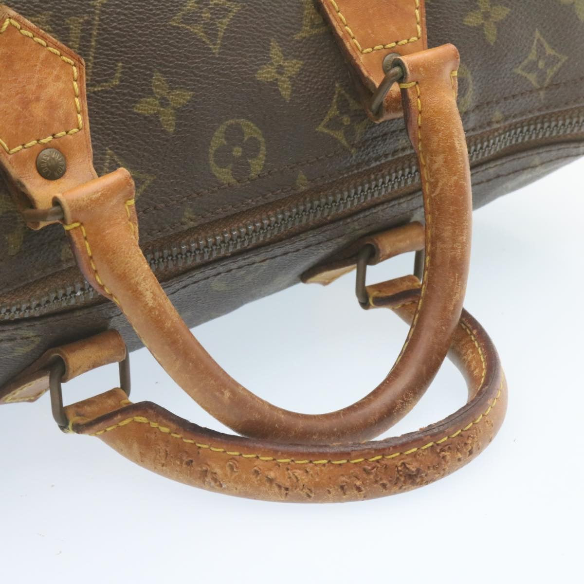 LOUIS VUITTON Monogram Speedy 30 Hand Bag M41526 LV Auth 28922