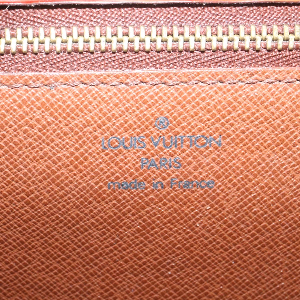 LOUIS VUITTON Epi Monceau Hand Bag Brown M52123 LV Auth 28948