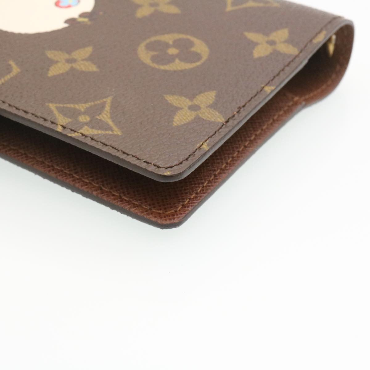 LOUIS VUITTON Monogram Panda Agenda PM Day Planner Cover R20011 LV Auth 28976