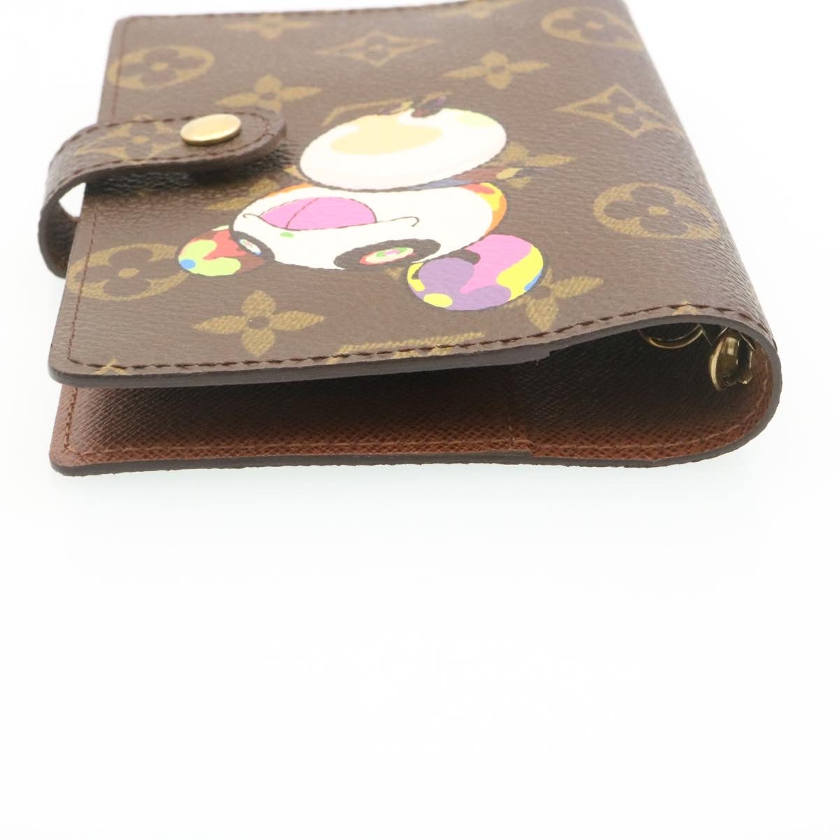 LOUIS VUITTON Monogram Panda Agenda PM Day Planner Cover R20011 LV Auth 28976