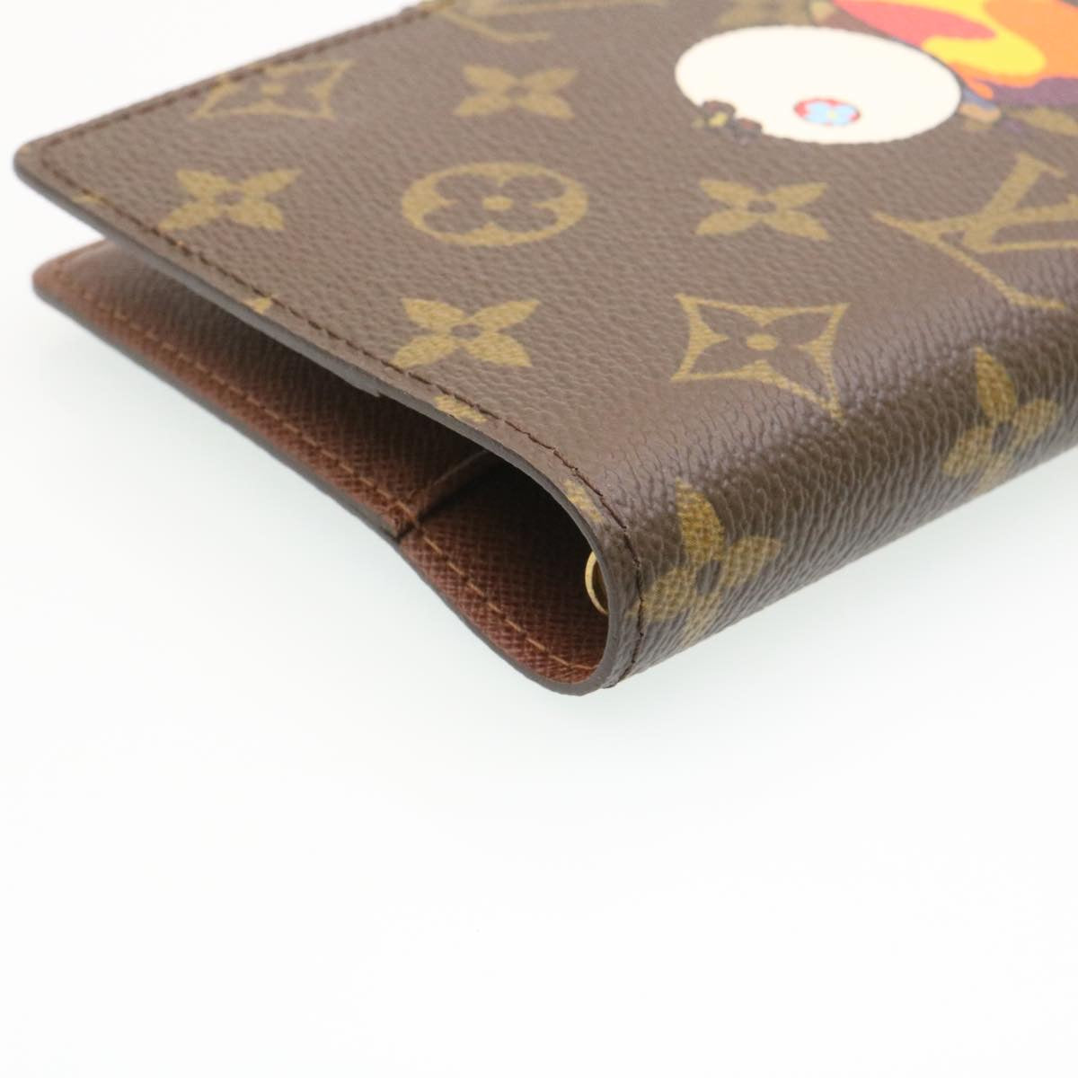 LOUIS VUITTON Monogram Panda Agenda PM Day Planner Cover R20011 LV Auth 28976