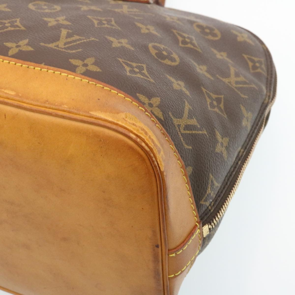 LOUIS VUITTON Monogram Alma Hand Bag M51130 LV Auth 29007