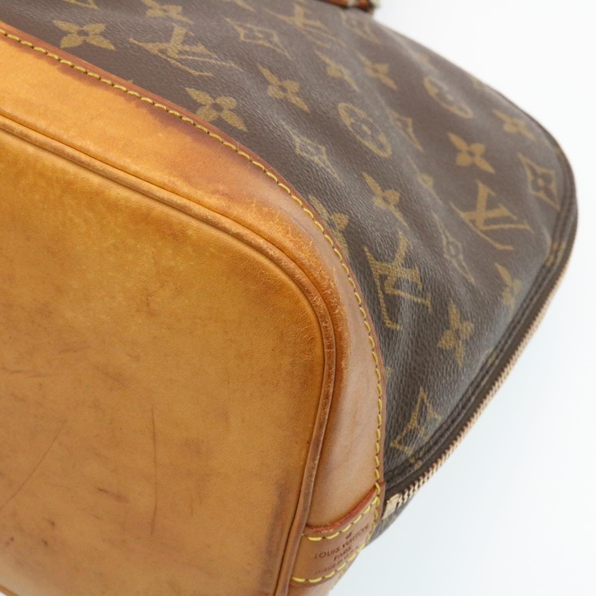 LOUIS VUITTON Monogram Alma Hand Bag M51130 LV Auth 29007