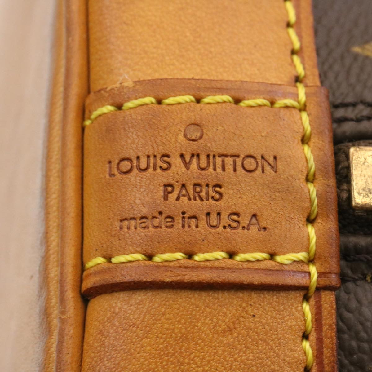 LOUIS VUITTON Monogram Alma Hand Bag M51130 LV Auth 29007