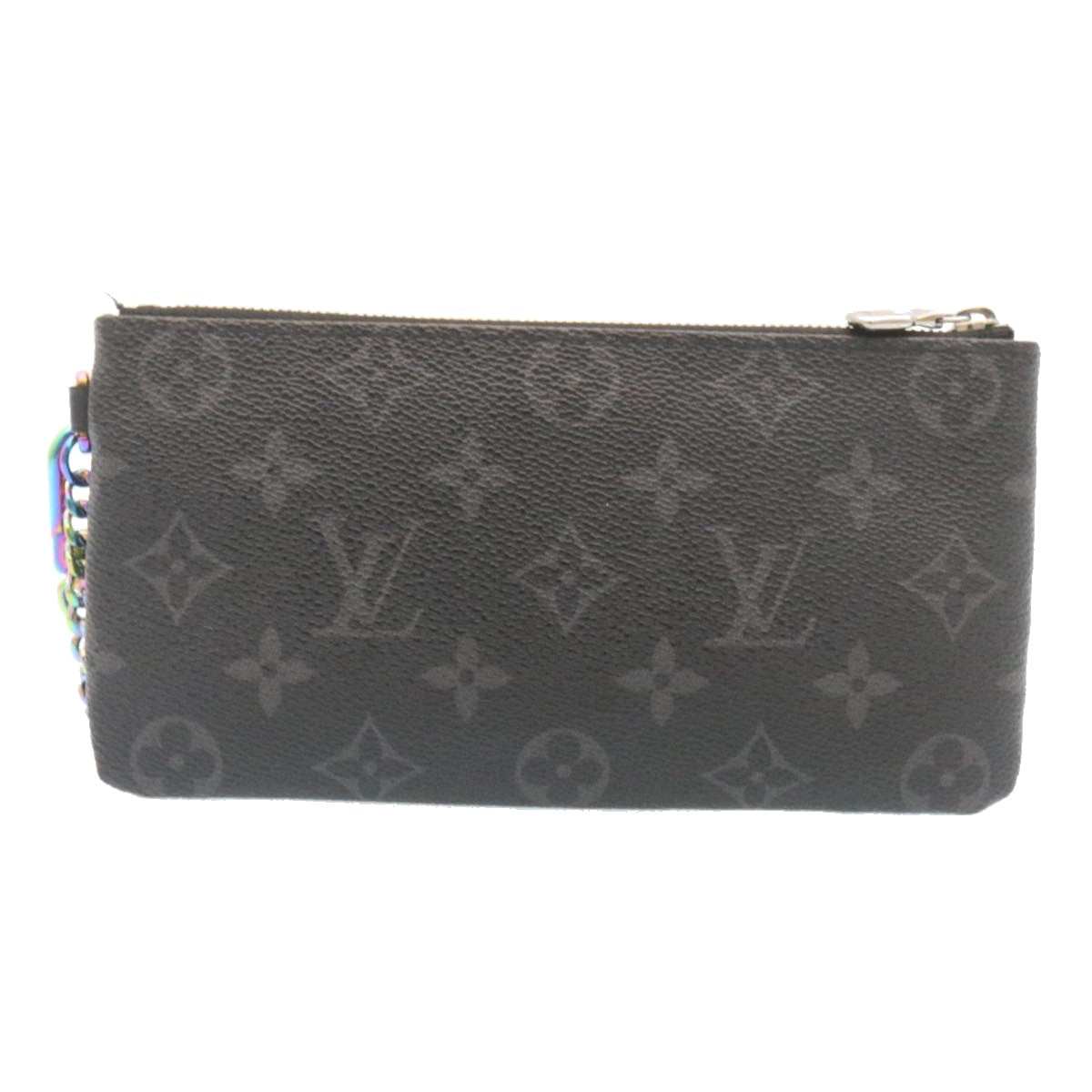 LOUIS VUITTON Monogram Eclipse Fragment iPhone Case M64433 LV Auth 29016