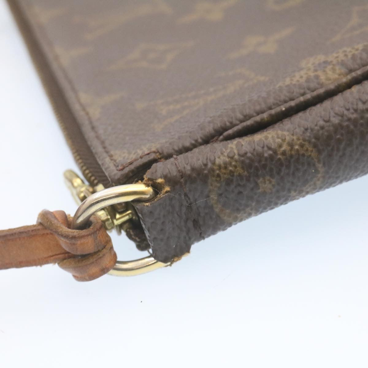 LOUIS VUITTON Monogram Pochette Accessoires Pouch M51980 LV Auth 29017