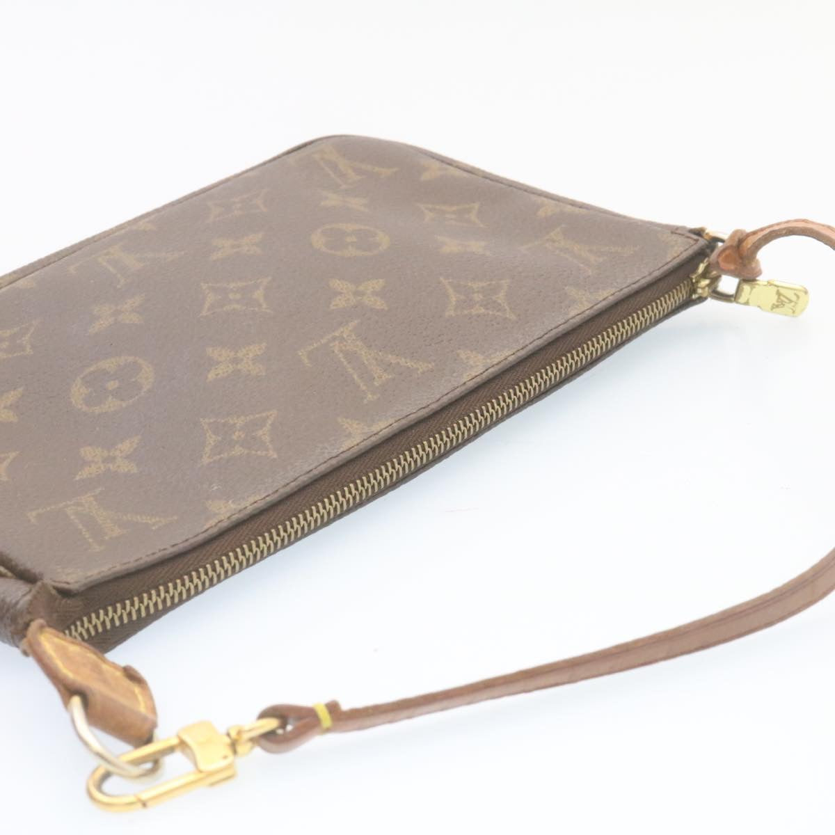 LOUIS VUITTON Monogram Pochette Accessoires Pouch M51980 LV Auth 29017