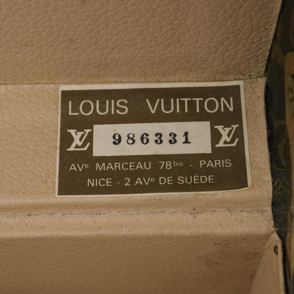 LOUIS VUITTON Monogram Kotoville 45 Trunk Vintage M21421 LV Auth 29076A