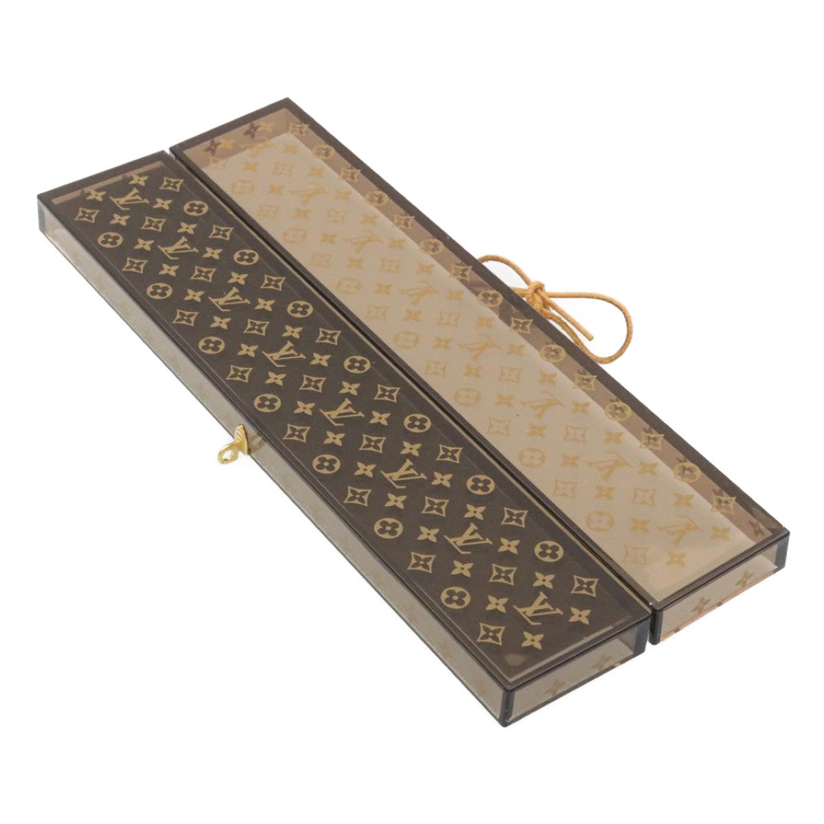 LOUIS VUITTON Chopsticks Monogram 25th Anniversary Brown LV Auth 29103