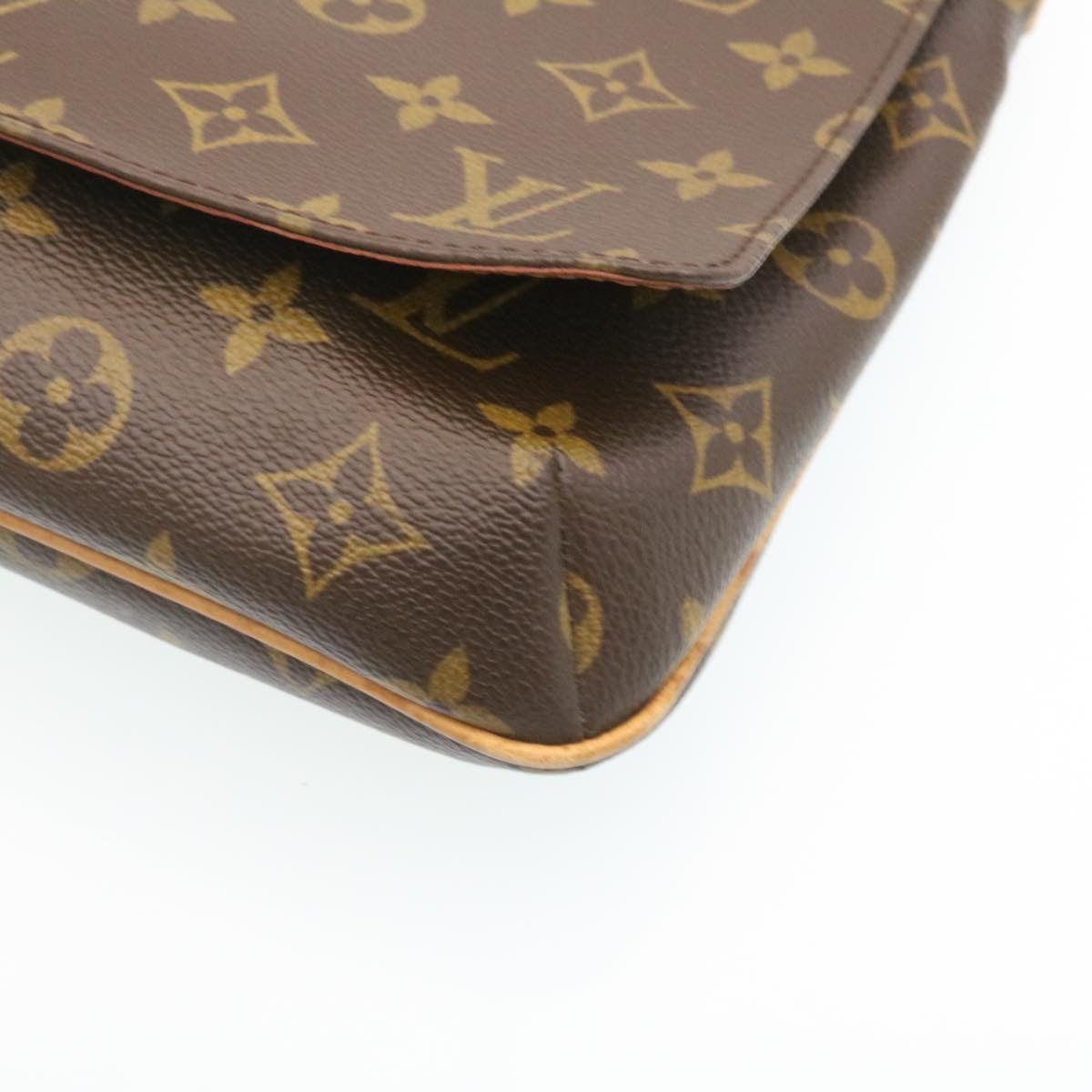 LOUIS VUITTON Monogram Musette tango Shoulder Bag long M51388 LV Auth 29143