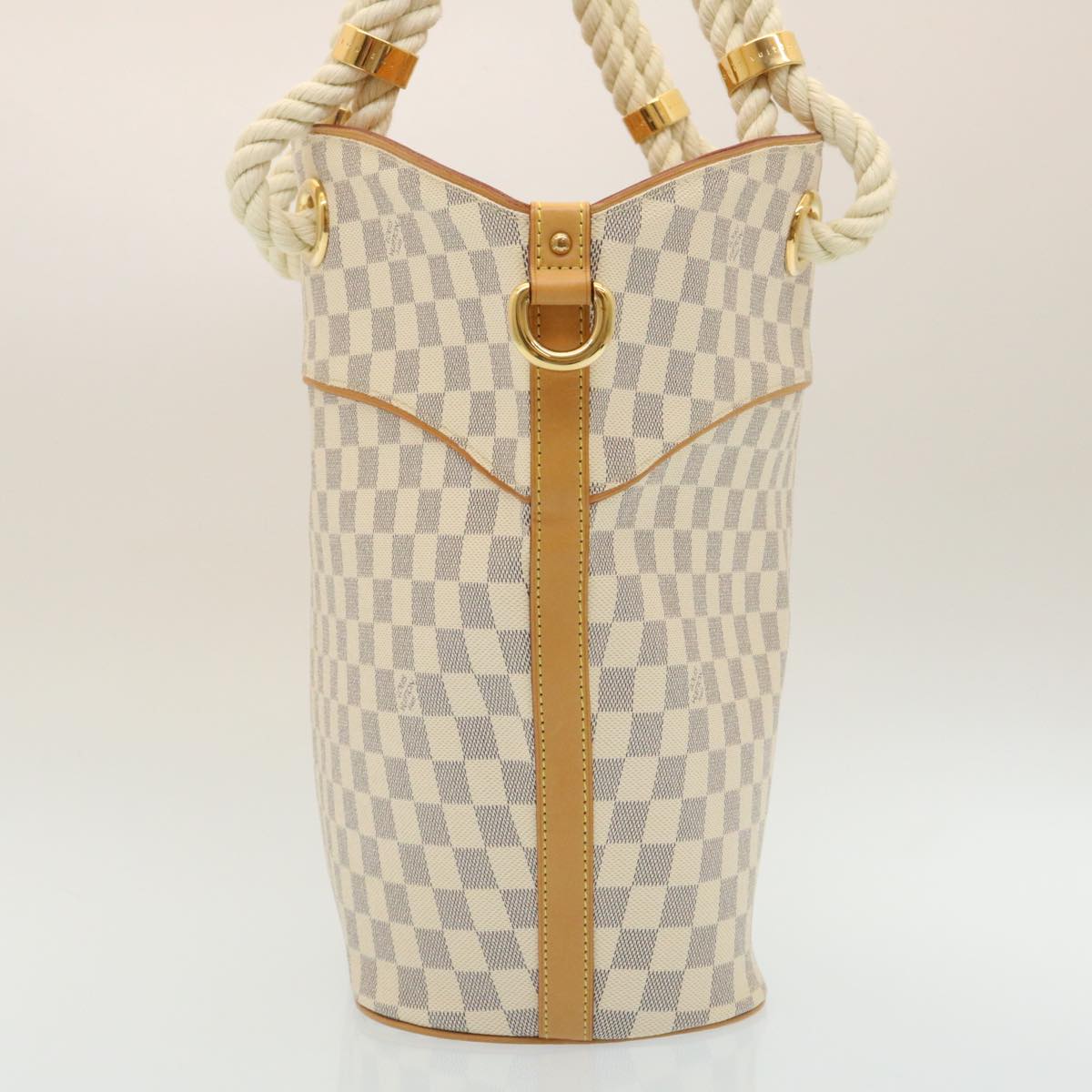 LOUIS VUITTON Damier Azur Pumplon PM Tote Bag N48057 LV Auth 29173A